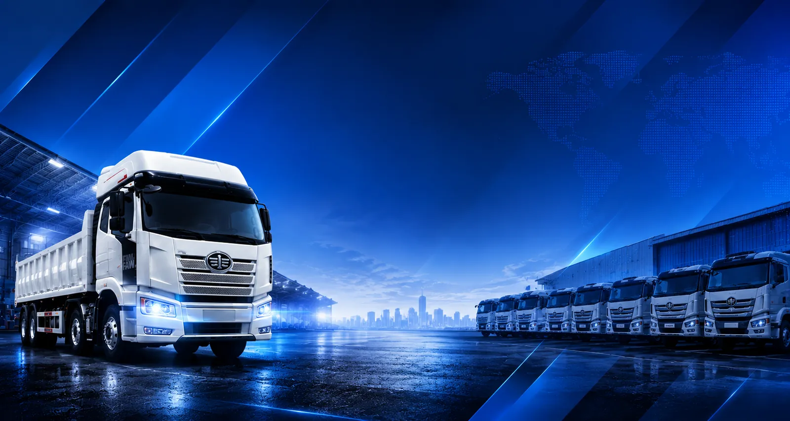 Camions FAW et flotte GAP — représentant officiel FAW en Guinée