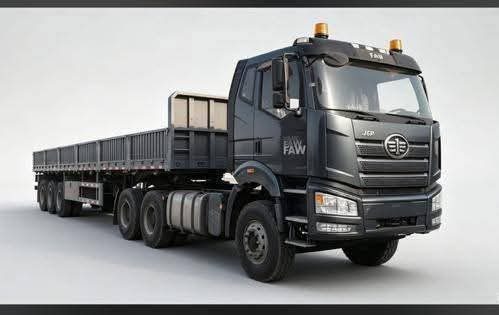 Tracteur + plateau — Longue distance
